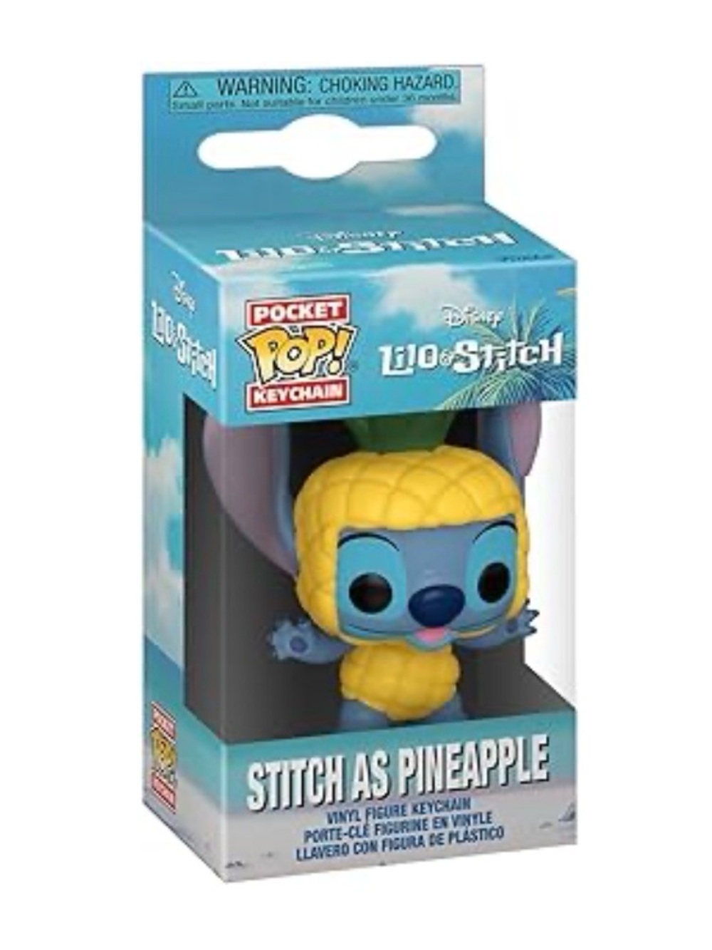 NWT Funko Pop! Keychain Disney Stitch As Pineapple Pocket Pop Lilo & Stitch